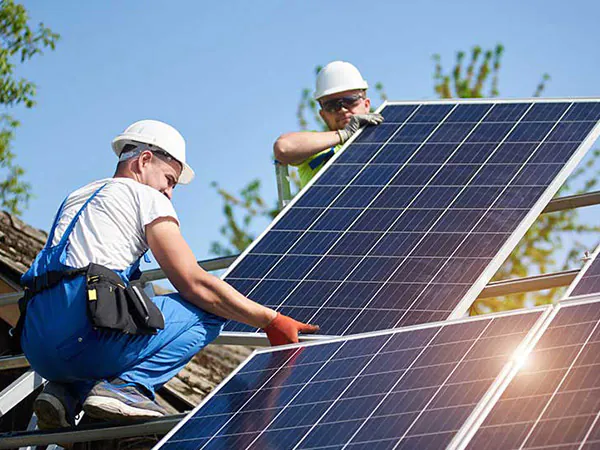 instalação de painéis solares